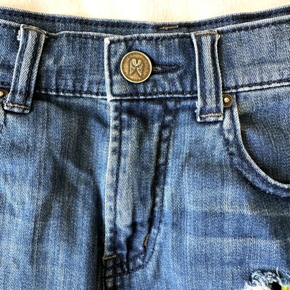 Victoria's Secret High Rise Cut-Off Jean Shorts - Picture 4 of 7